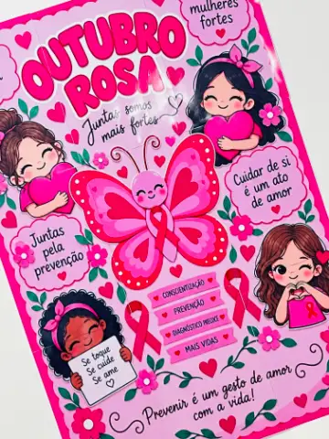 Painel Outubro Rosa — capa do material