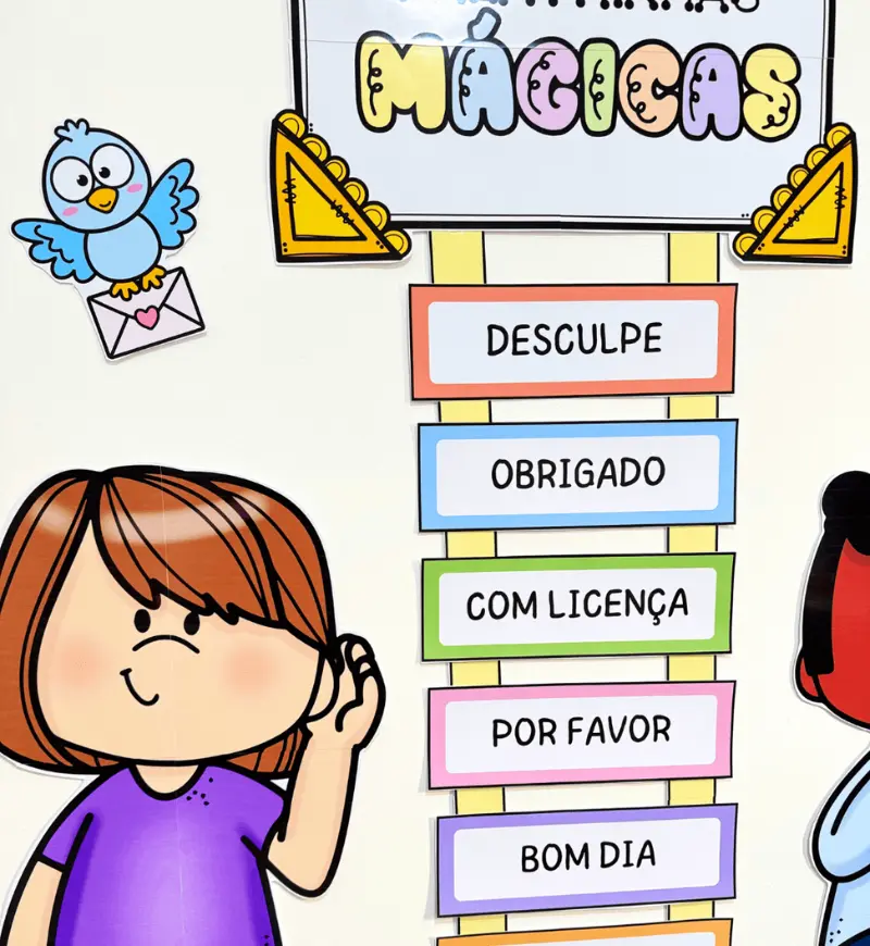 Painel Palavrinhas Mágicas para Educação Infantil e Anos Iniciais — amostra 2: O que vem no material