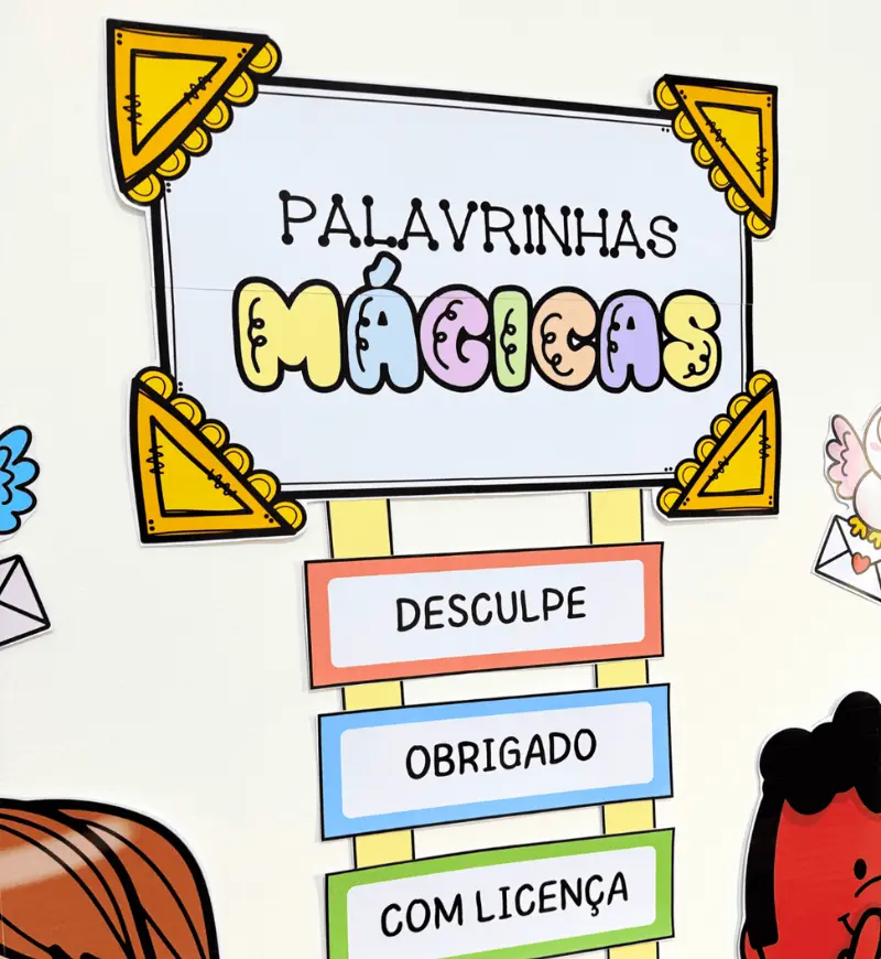 Painel Palavrinhas Mágicas para Educação Infantil e Anos Iniciais — amostra 3: Como usar em sala de aula
