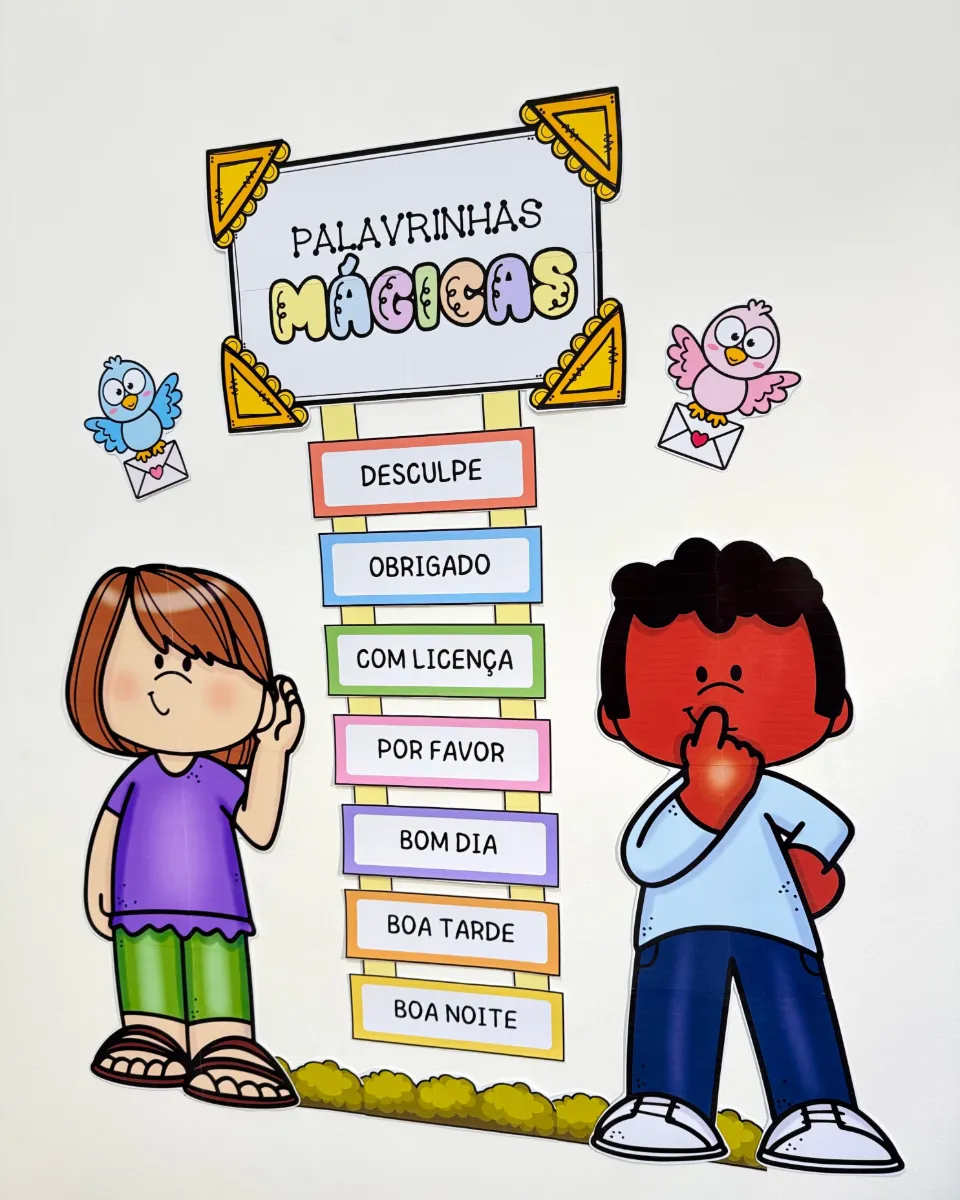 Painel Palavrinhas Mágicas para Educação Infantil e Anos Iniciais — amostra 2: Painel Palavrinhas Mágicas para turmas da…