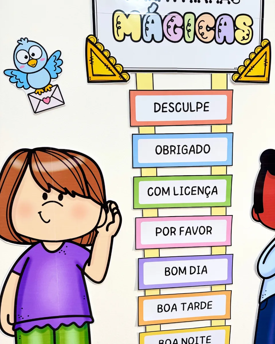 Painel Palavrinhas Mágicas para Educação Infantil e Anos Iniciais — amostra 3: Painel Palavrinhas Mágicas para turmas da…
