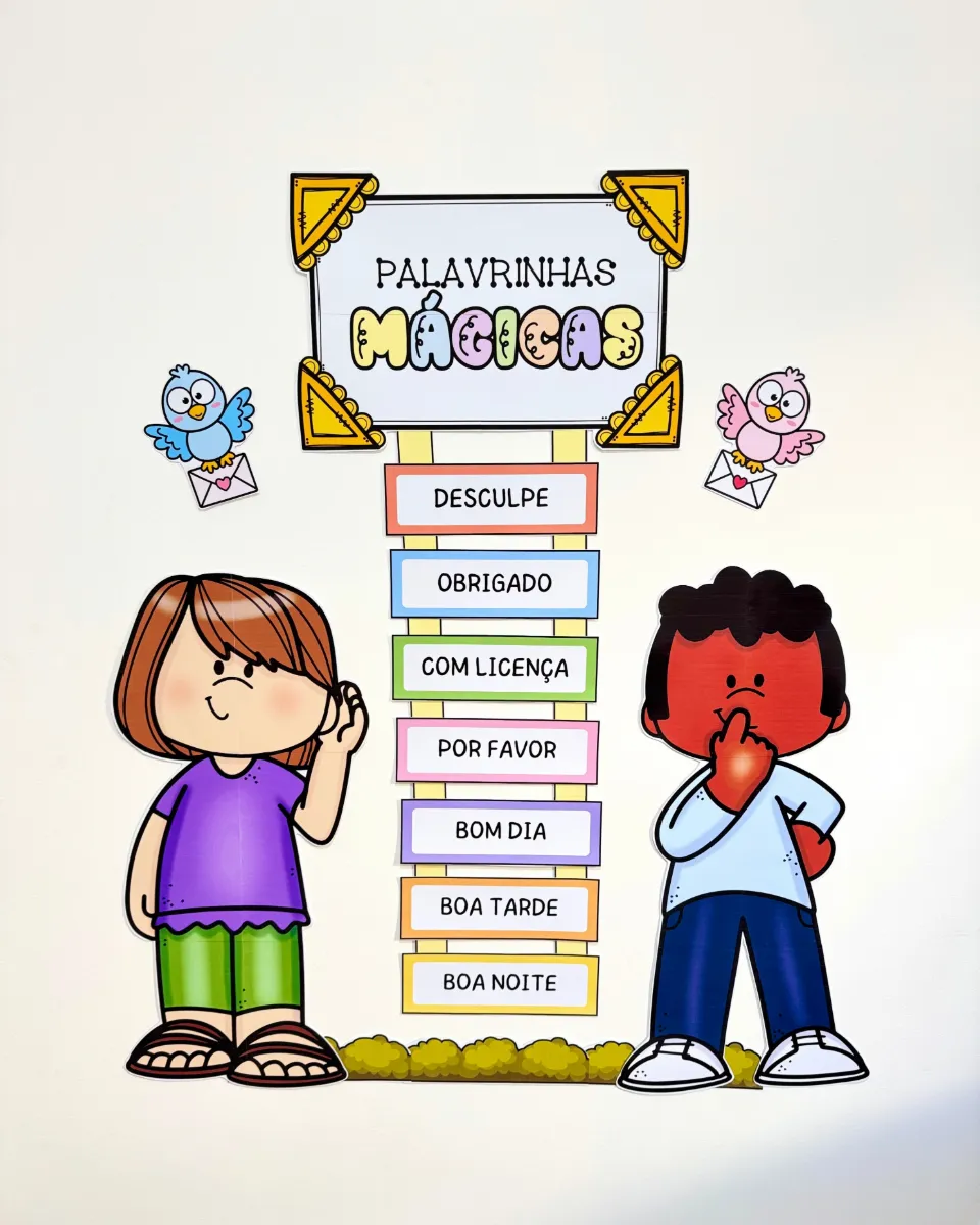 Painel Palavrinhas Mágicas para Educação Infantil e Anos Iniciais — amostra 4: Painel Palavrinhas Mágicas para turmas da…