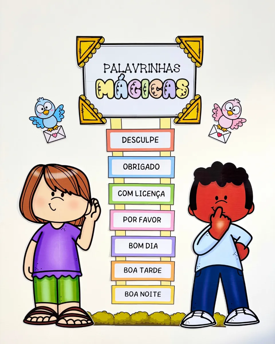 Painel Palavrinhas Mágicas para Educação Infantil e Anos Iniciais — Atividades para Educação Infantil: Painel Palavrinhas…