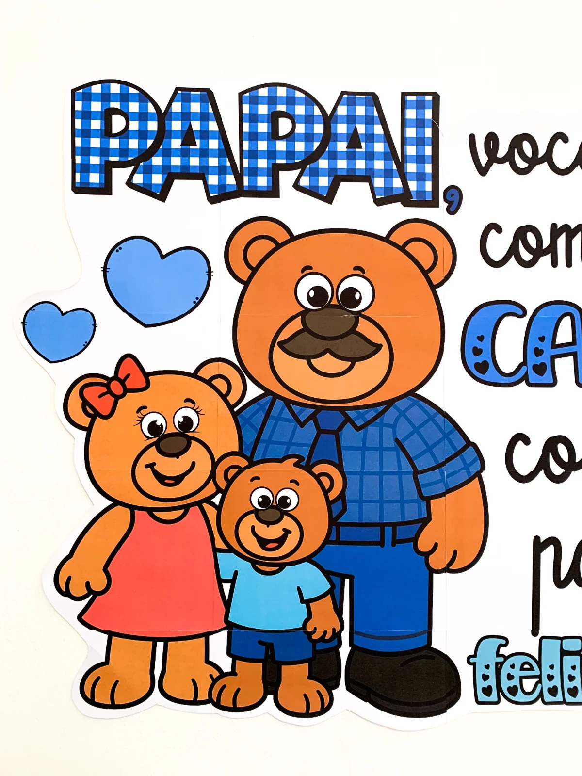 Painel Papai Urso – Uma Homenagem que Aquece o Coração — amostra 4: O Painel Papai Urso foi criado para transformar a…