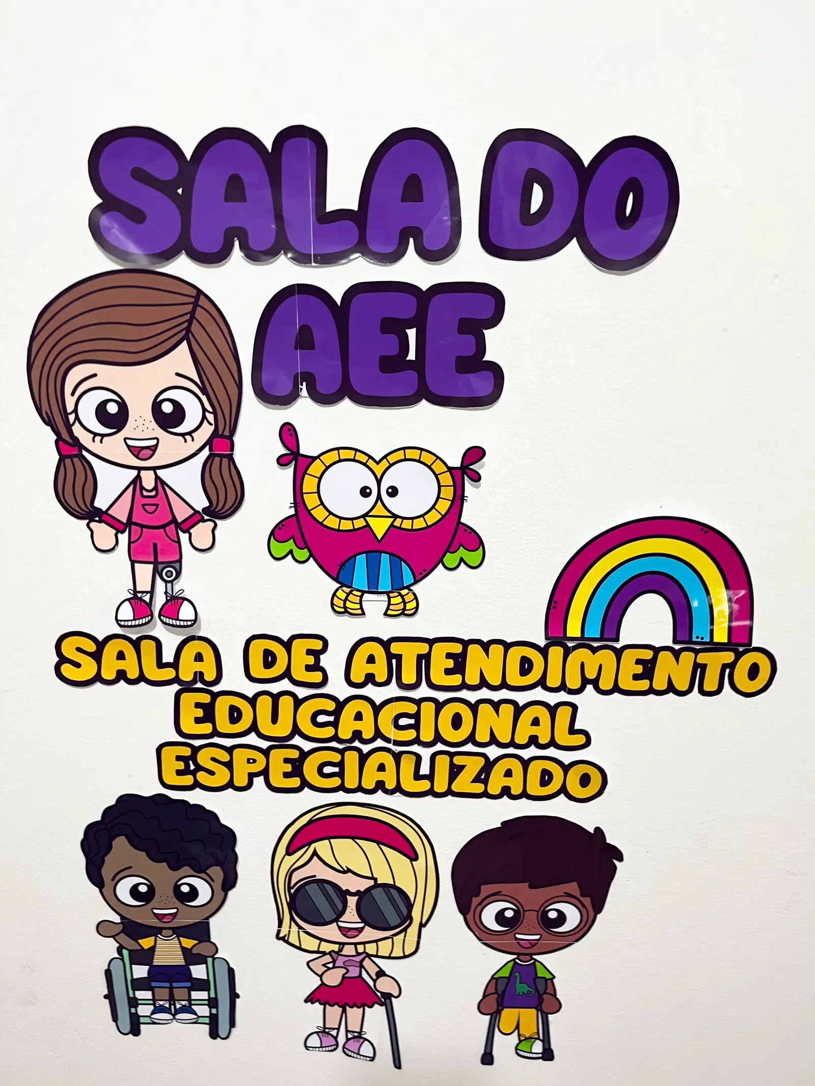 Painel para porta ou sala – aee – PDF para Imprimir — capa do material