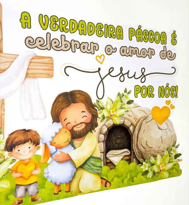 Painel Páscoa Cristã: A Verdadeira Páscoa para Imprimir — amostra 4: Para quem é indicado