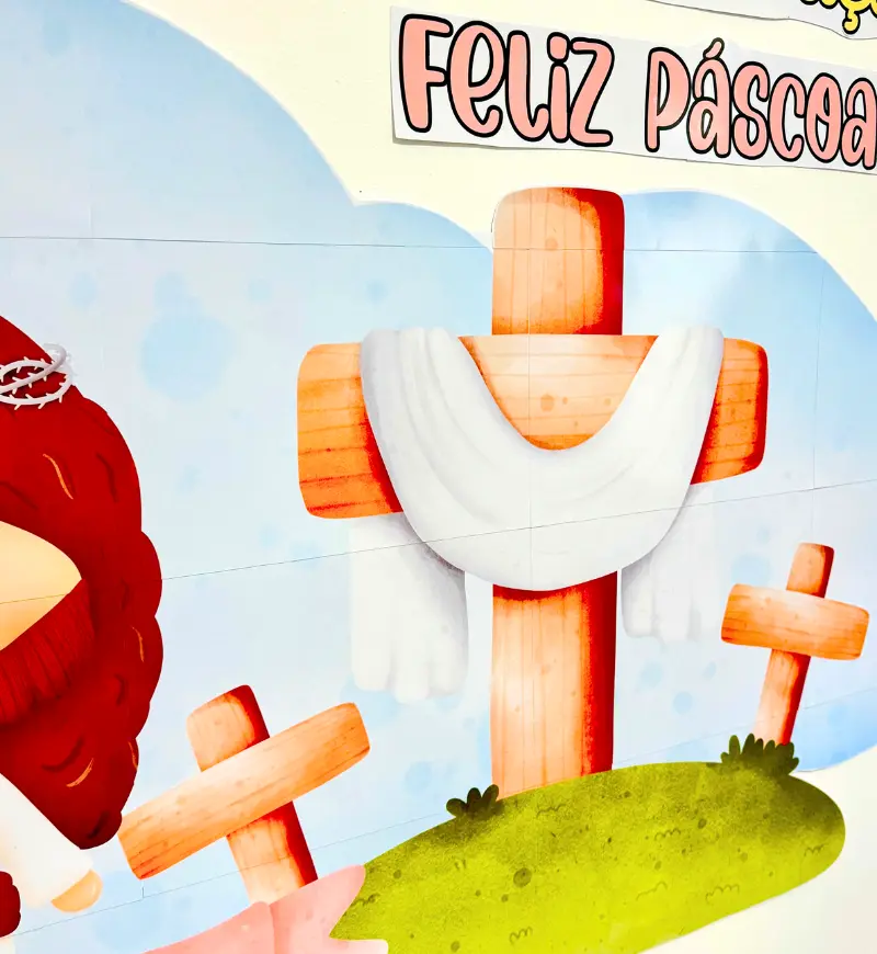 Painel Páscoa Cristã em PDF para Imprimir e Montar — amostra 4: Para quem é indicado