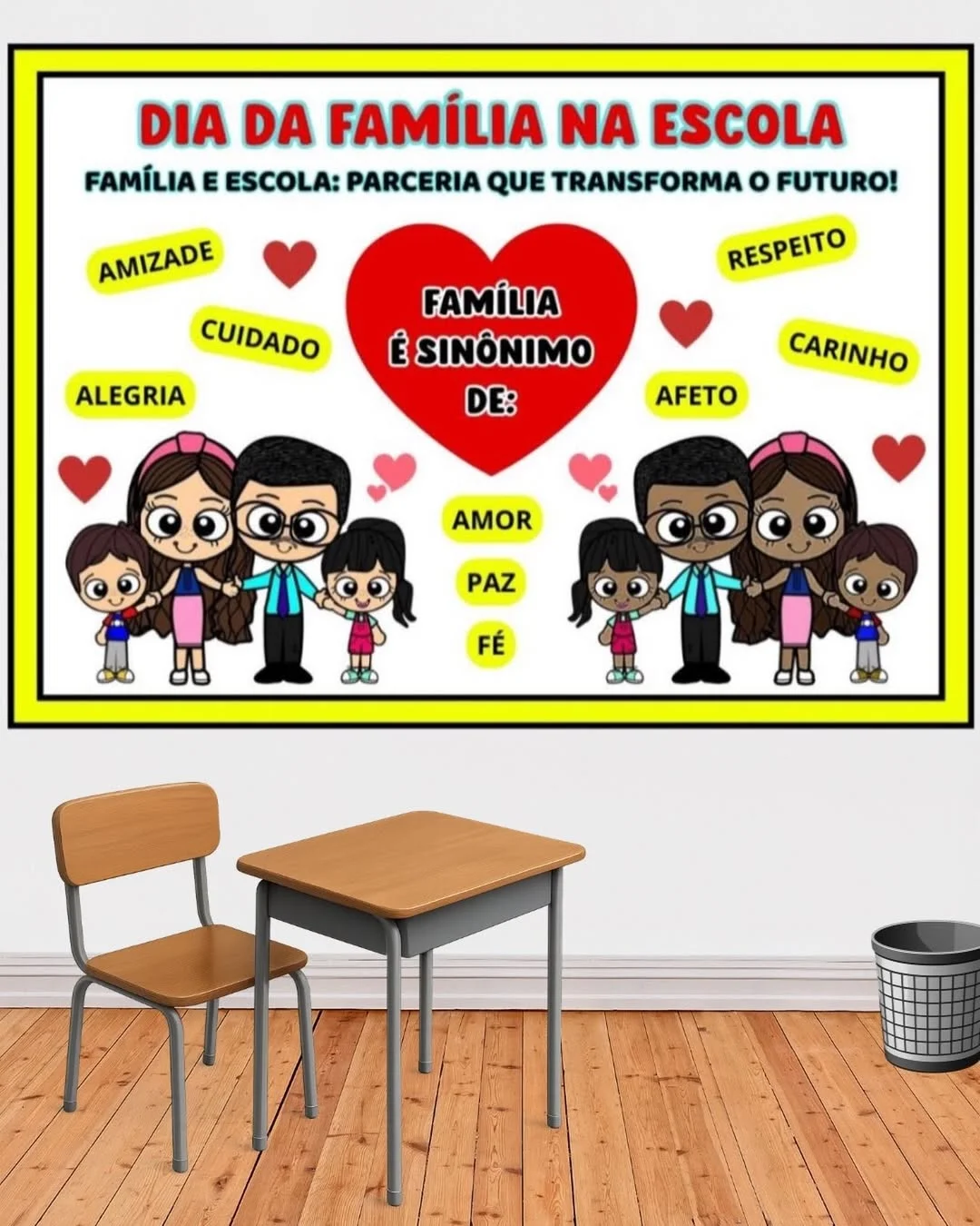 PAINEL PEDAGÓGICO - DIA DA FAMÍLIA NA ESCOLA — capa do material