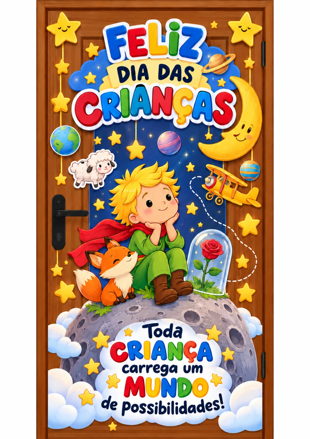 PAINEL PORTA DIA DAS CRIANÇAS – PEQUENO PRÍNCIPE — capa do material
