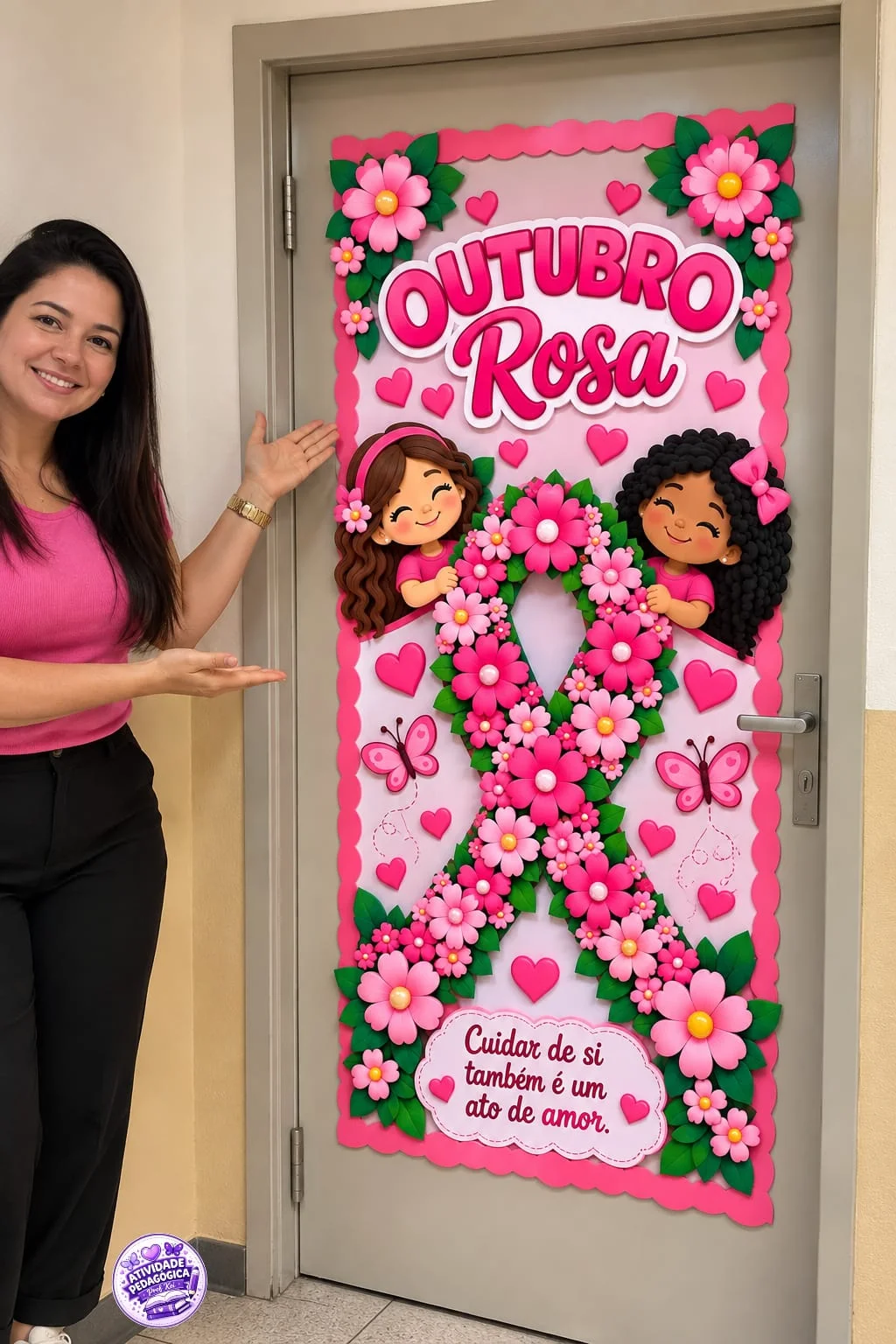 PAINEL PORTA — OUTUBRO ROSA — capa do material