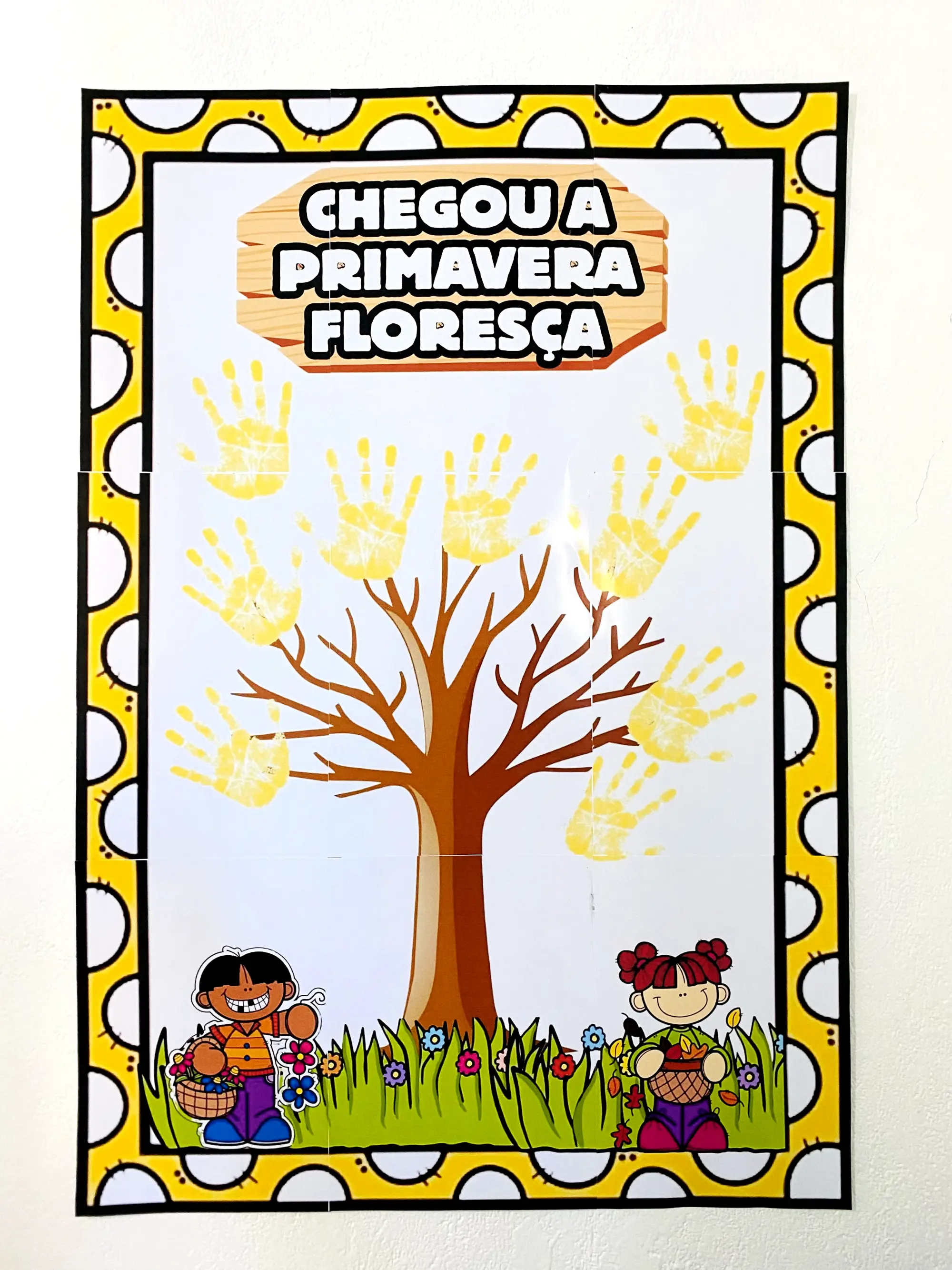 Painel Primavera: Decoração Colorida com Flores, Cores e Alegria — capa do material