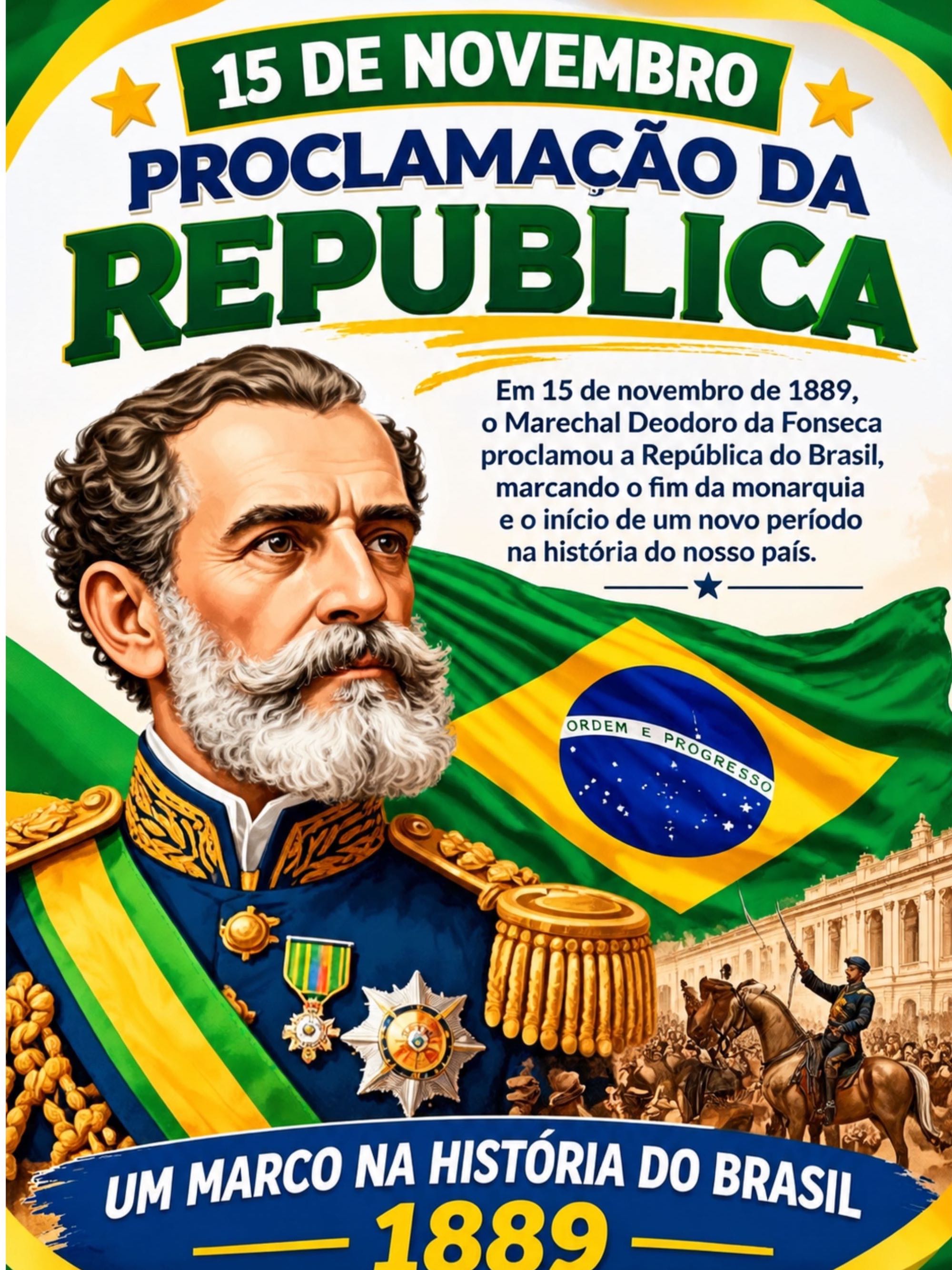 Painel Proclamação da República 15 de Novembro para Imprimir – PDF — História para Todas as séries: Painel 15 de Novembro…