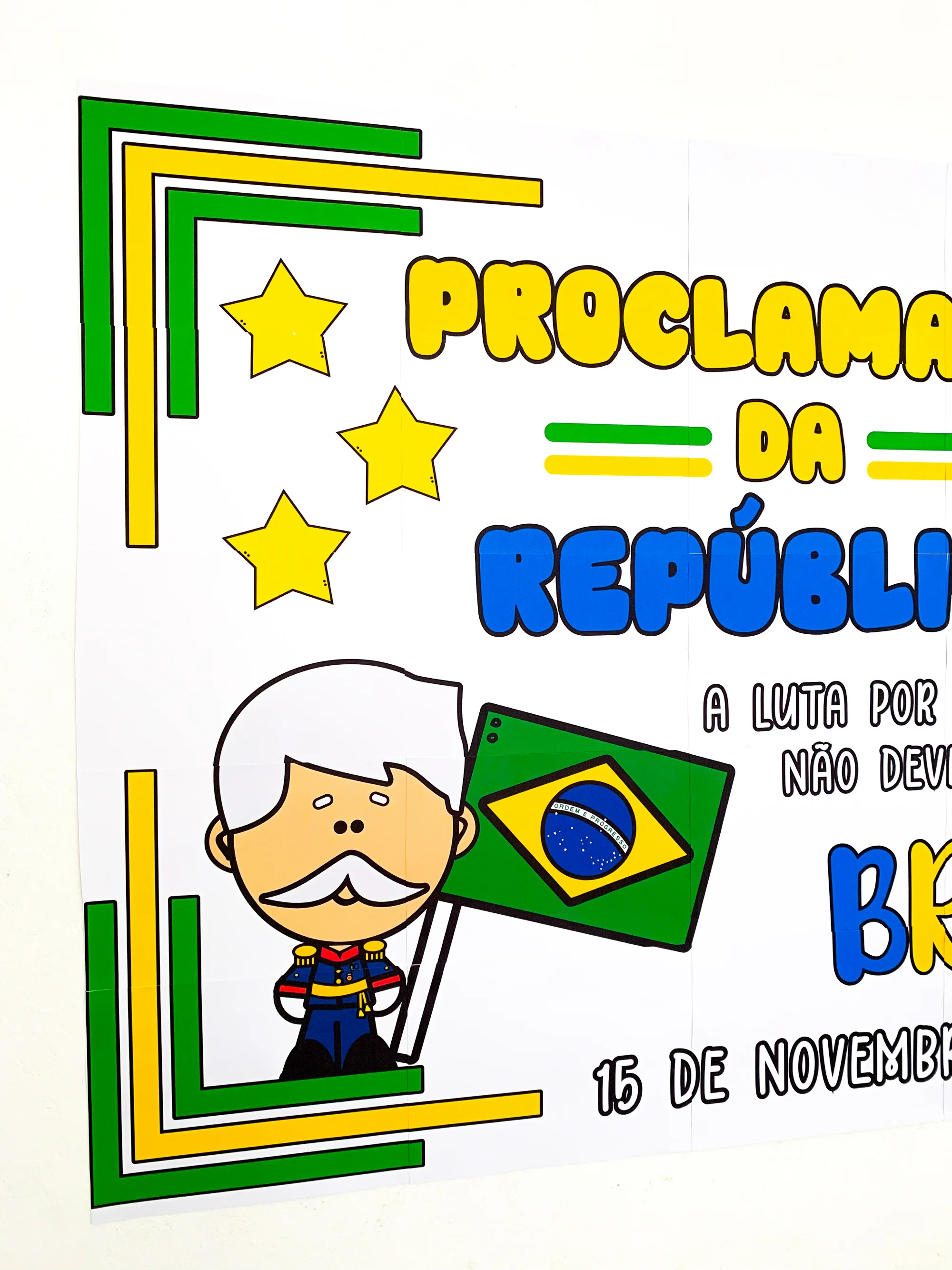 Painel Proclamação da República Educação Infantil — amostra 1: Um painel educativo para trabalhar a Proclamação da…