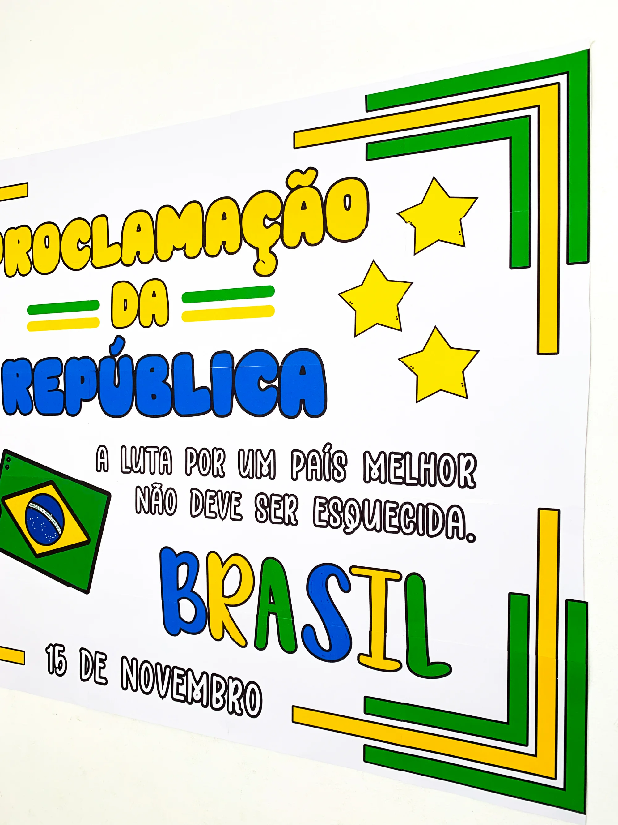 Painel Proclamação da República Educação Infantil — amostra 3: Um painel educativo para trabalhar a Proclamação da…