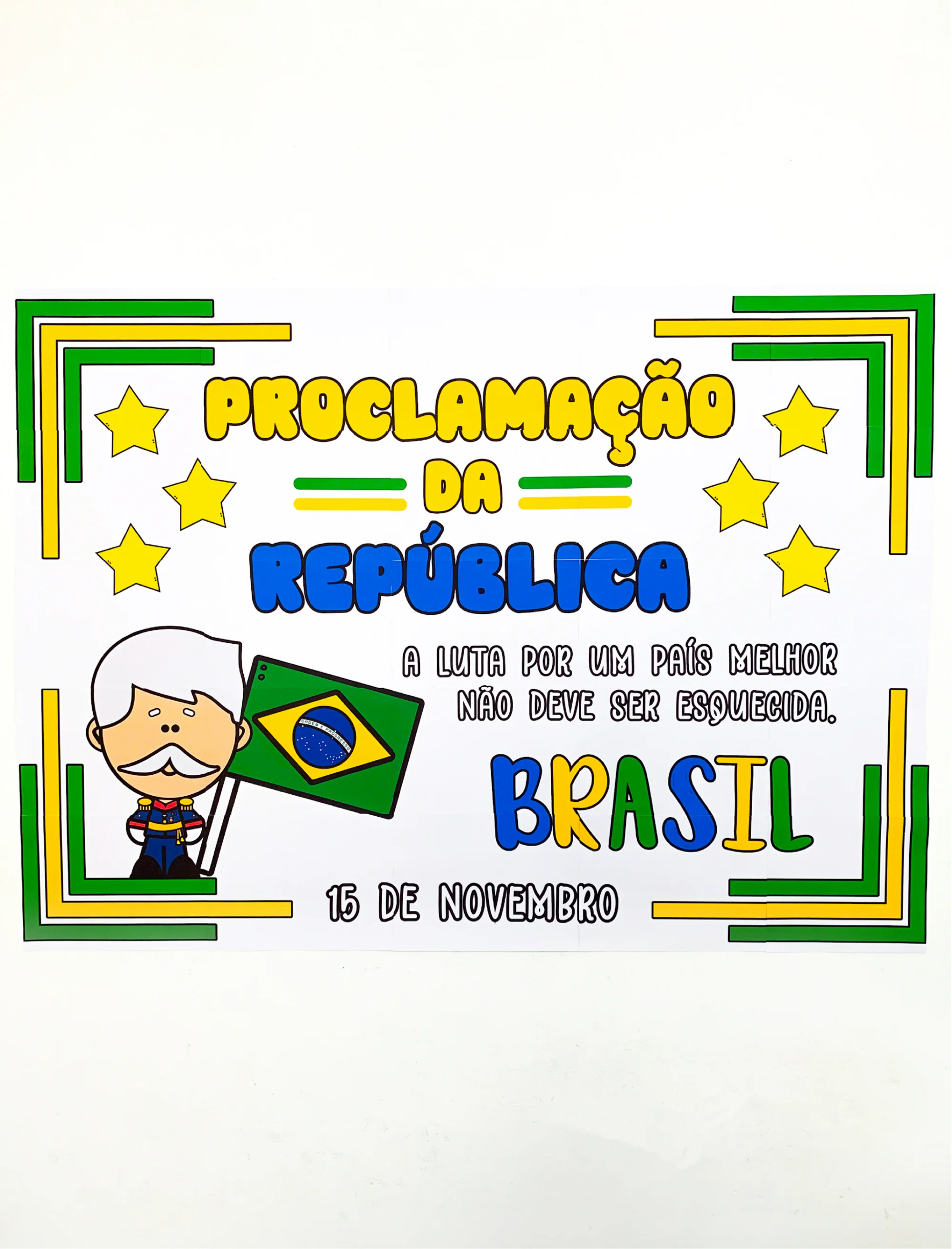 Painel Proclamação da República Educação Infantil — amostra 4: Um painel educativo para trabalhar a Proclamação da…