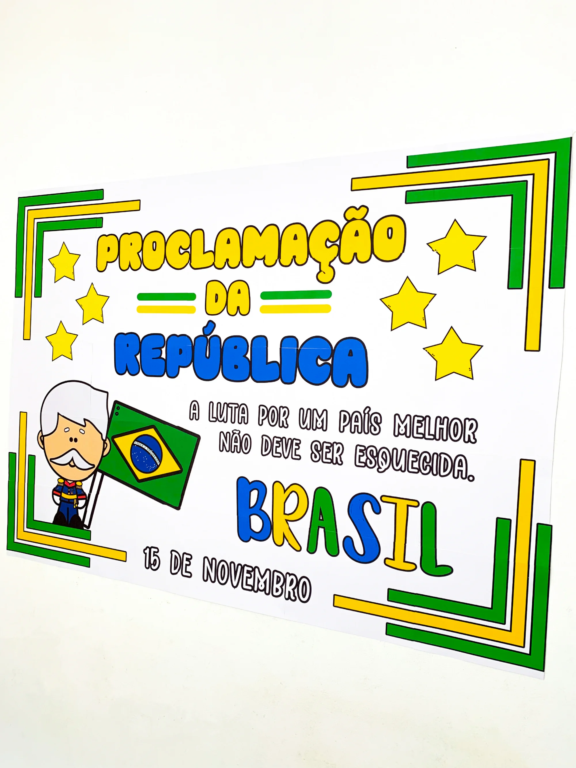 Painel Proclamação da República Educação Infantil — amostra 5: Um painel educativo para trabalhar a Proclamação da…