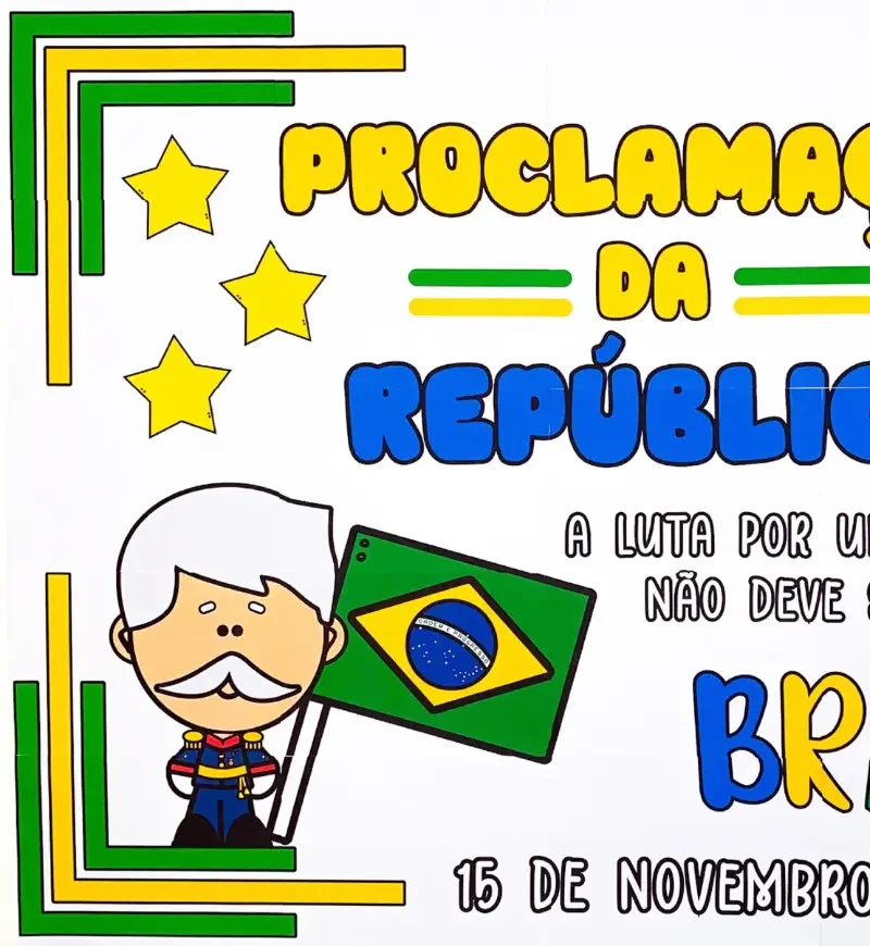 Painel Proclamação da República em PDF | 15 de Novembro — amostra 1: Celebrando a Proclamação da República!