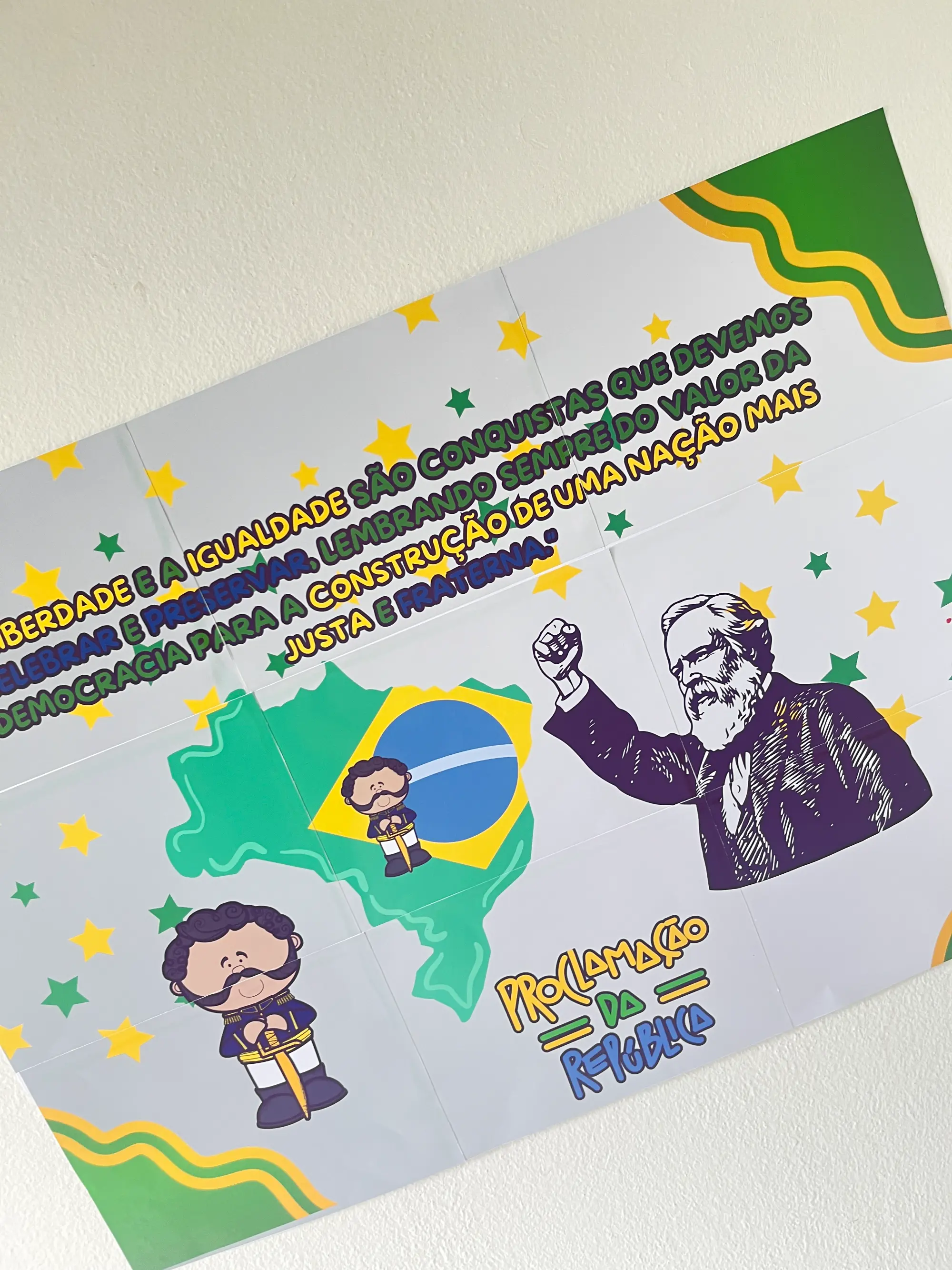 Painel Proclamação da Republica : Ensino Fundamental — amostra 2: Transforme sua sala de aula em um verdadeiro cenário de…