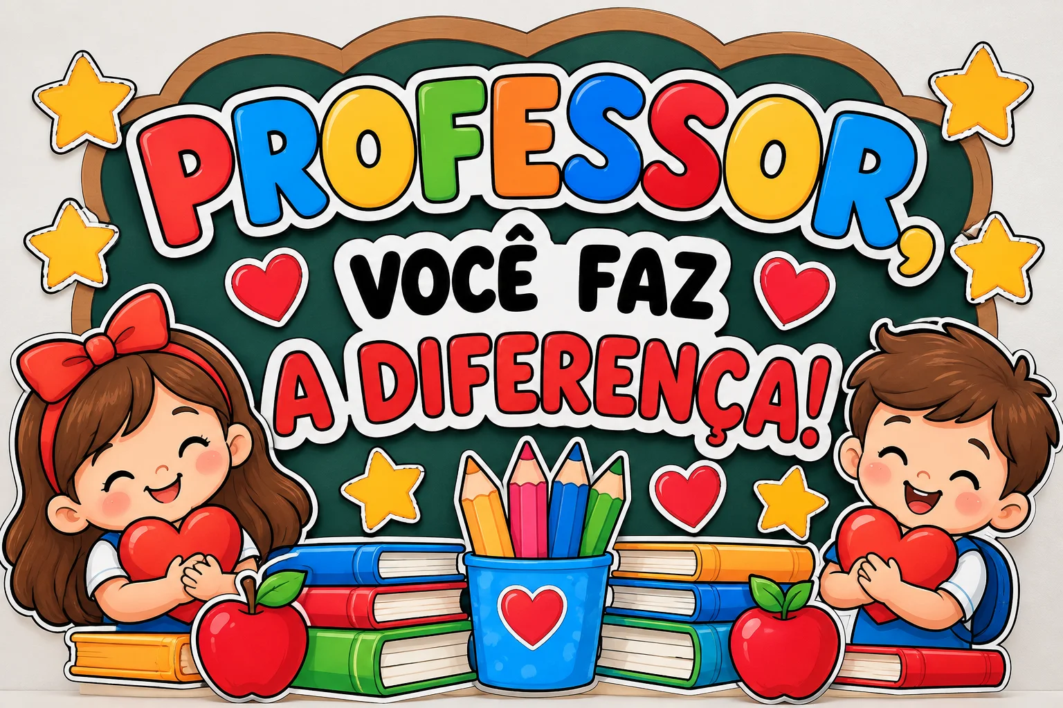 Painel – Professor, Você Faz a Diferença! — capa do material