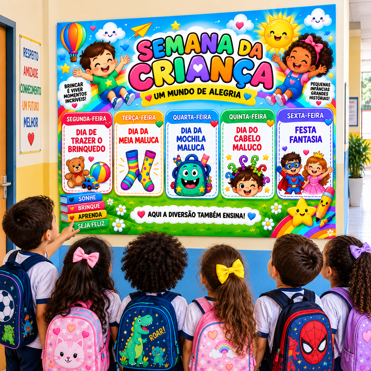 Painel programação – semana da criança – Material Pedagógico — capa do material