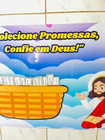 Painel Promessas de Cristo - Ensino Religioso Ministério Infantil — capa do material