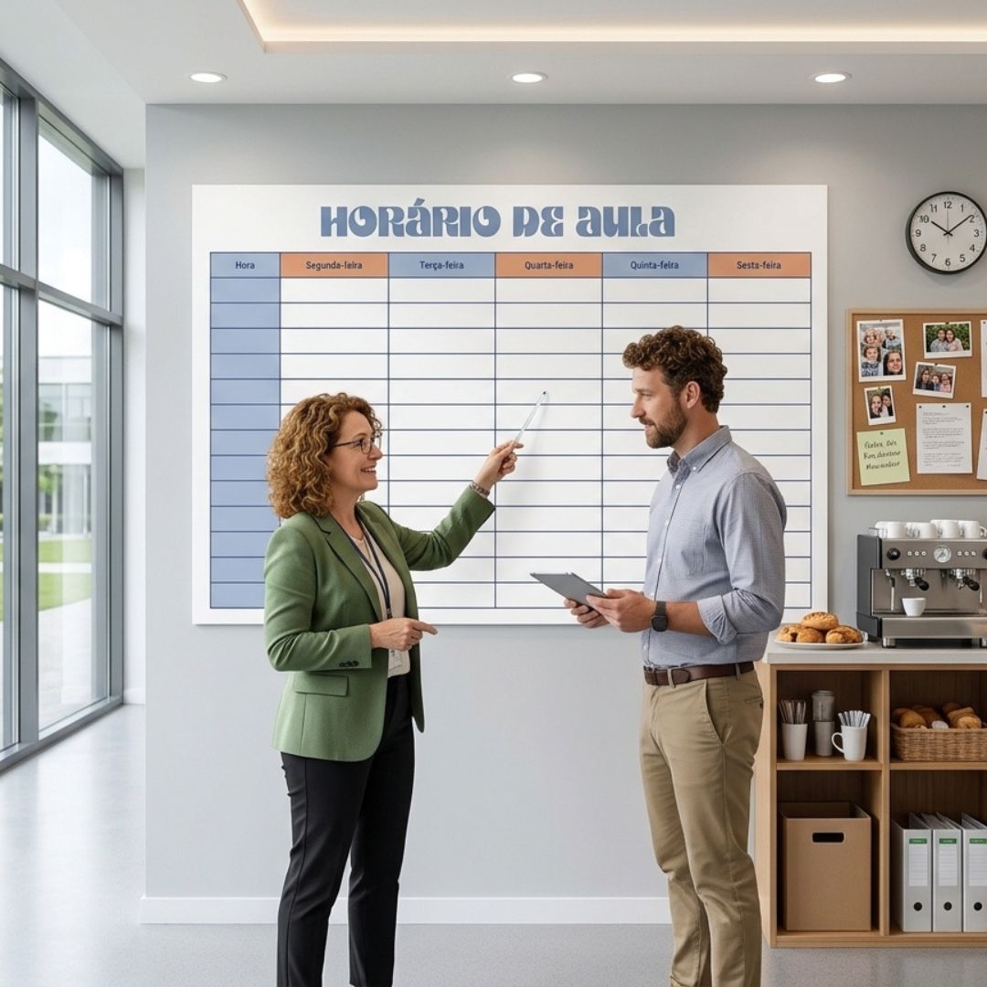 Painel / quadro gigante de horário de aulas – Material Pedagógico — Planners e organização para Todas as séries:…