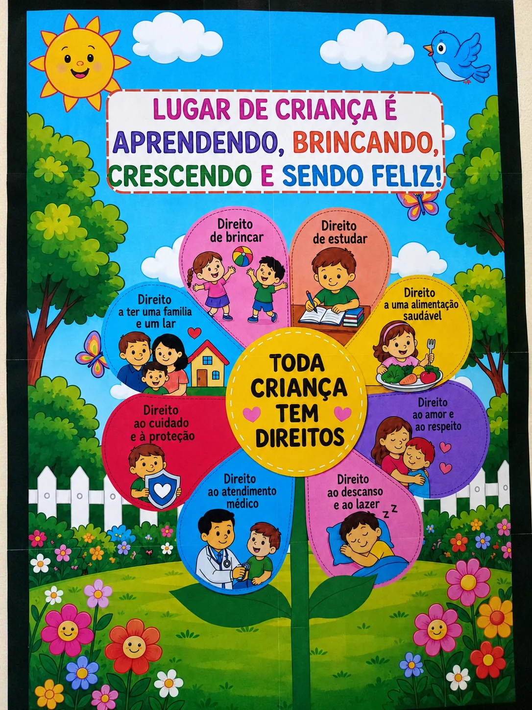 Painel + Recurso Interativo: Toda Criança Tem Direitos! — amostra 2: Um recurso lúdico e colorido para trabalhar os…