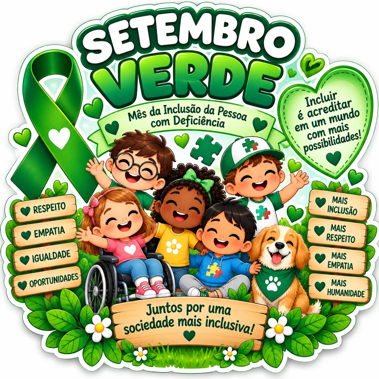 Painel Redondo Setembro Verde – Material Pedagógico — capa do material