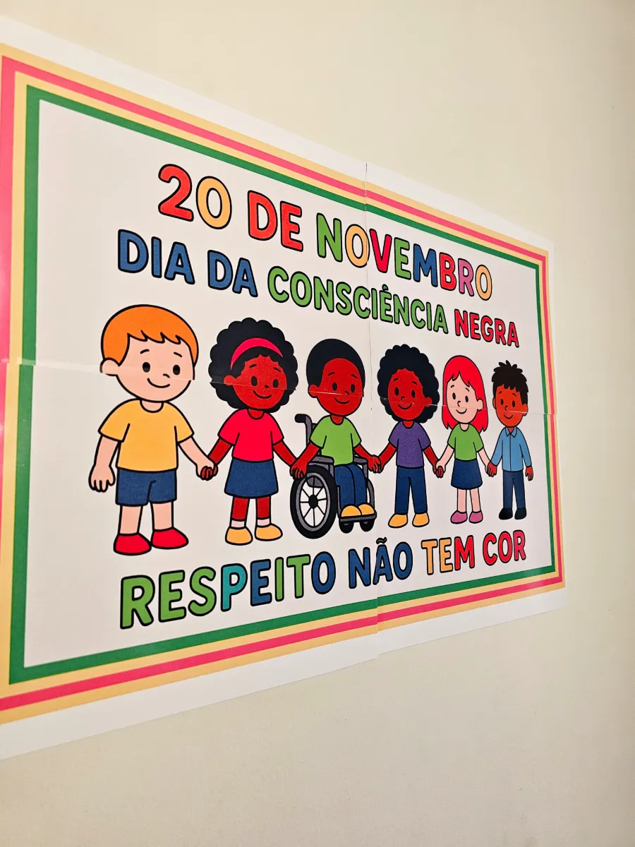 ✊🏾❤️ PAINEL “RESPEITO NÃO TEM COR” — amostra 2: Um painel especial para trabalhar respeito, diversidade, igualdade e…