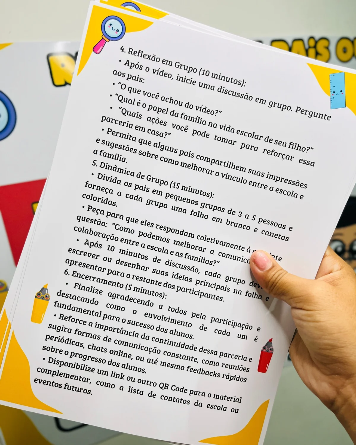 Painel reunião de pais ou responsáveis – Material Pedagógico — amostra 5: Este material foi criado para tornar suas… Painel reunião de pais ou responsáveis – Material Pedagógico — amostra 5: Este material foi criado para tornar suas…