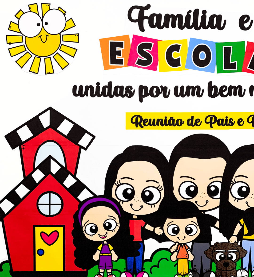 Painel Reunião de Pais para Educação Infantil e Anos Iniciais — amostra 3: Como usar na sala de aula
