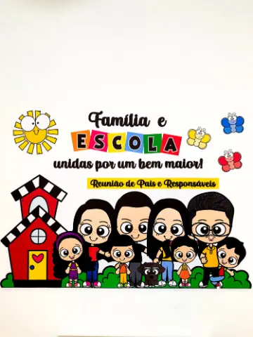 Painel Reunião de Pais para Educação Infantil e Anos Iniciais — capa do material