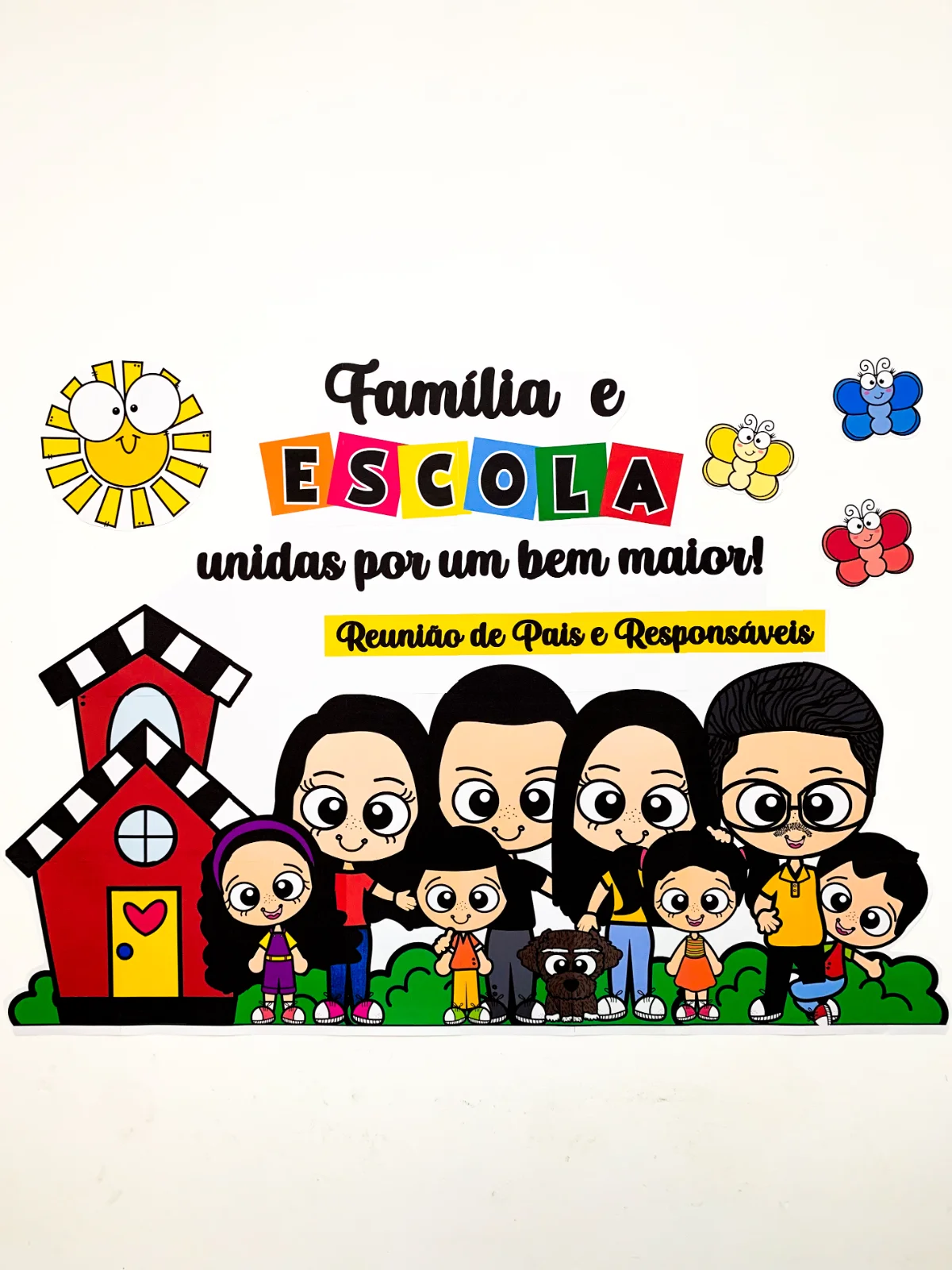 Painel Reunião de Pais para turmas de educação infantil — amostra 6: Painel Reunião de Pais para turmas da Educação… Painel Reunião de Pais para turmas de educação infantil — amostra 6: Painel Reunião de Pais para turmas da Educação…