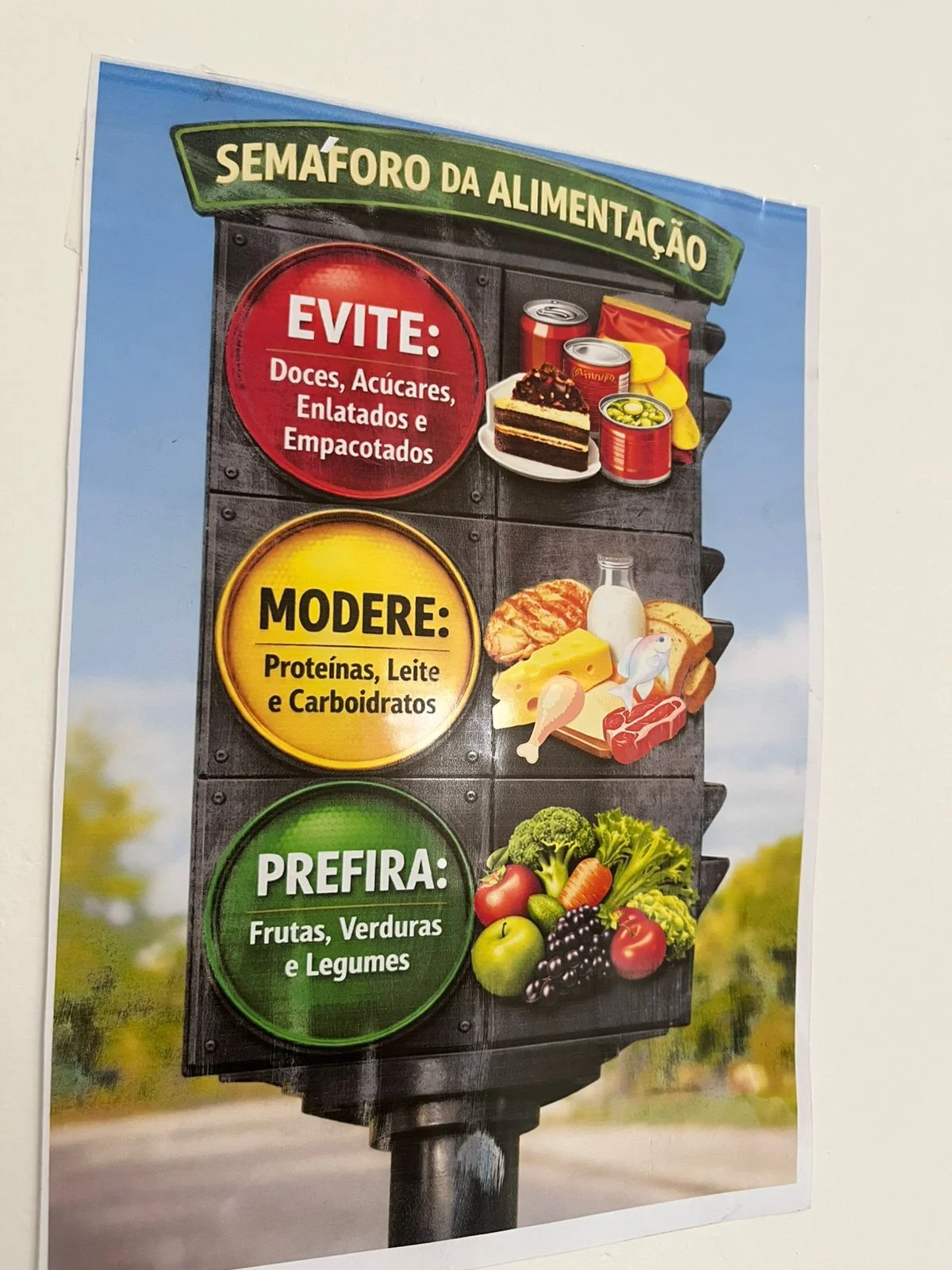 Painel Semáforo da Alimentação + Folheto Informativo — capa do material
