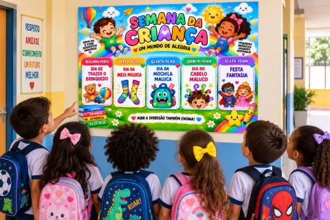 Painel Semana da Criança – Programação em PDF — capa do material