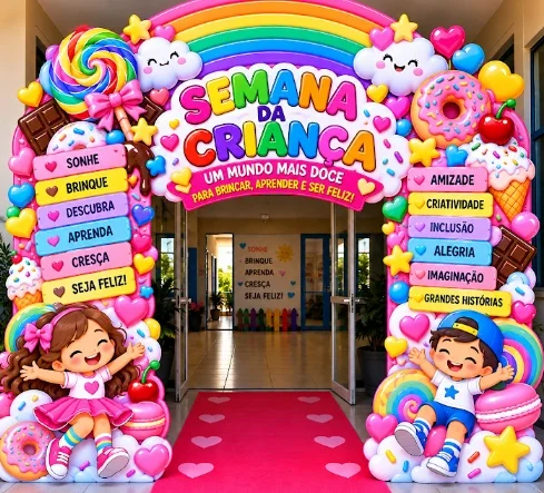 Painel Semana da Criança – Um Mundo Mais Doce — amostra 3: Para quem é indicado Painel Semana da Criança – Um Mundo Mais Doce — amostra 3: Para quem é indicado