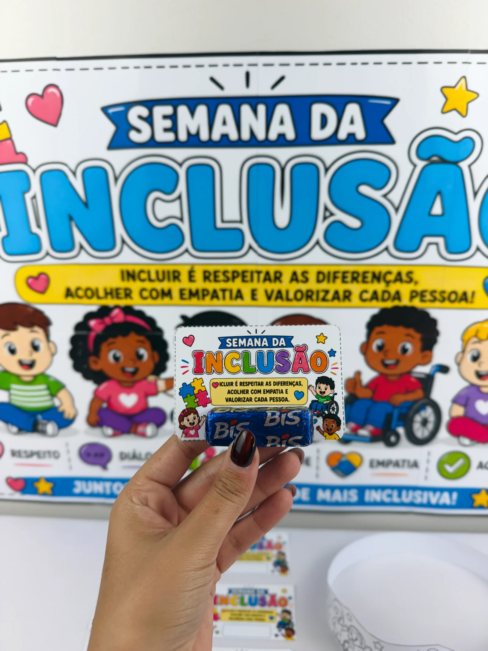 🌈 PAINEL SEMANA DA INCLUSÃO 💙 ANOS INICIAIS E INFANTIL — amostra 4: Um material lindo e completo para trabalhar a Semana…