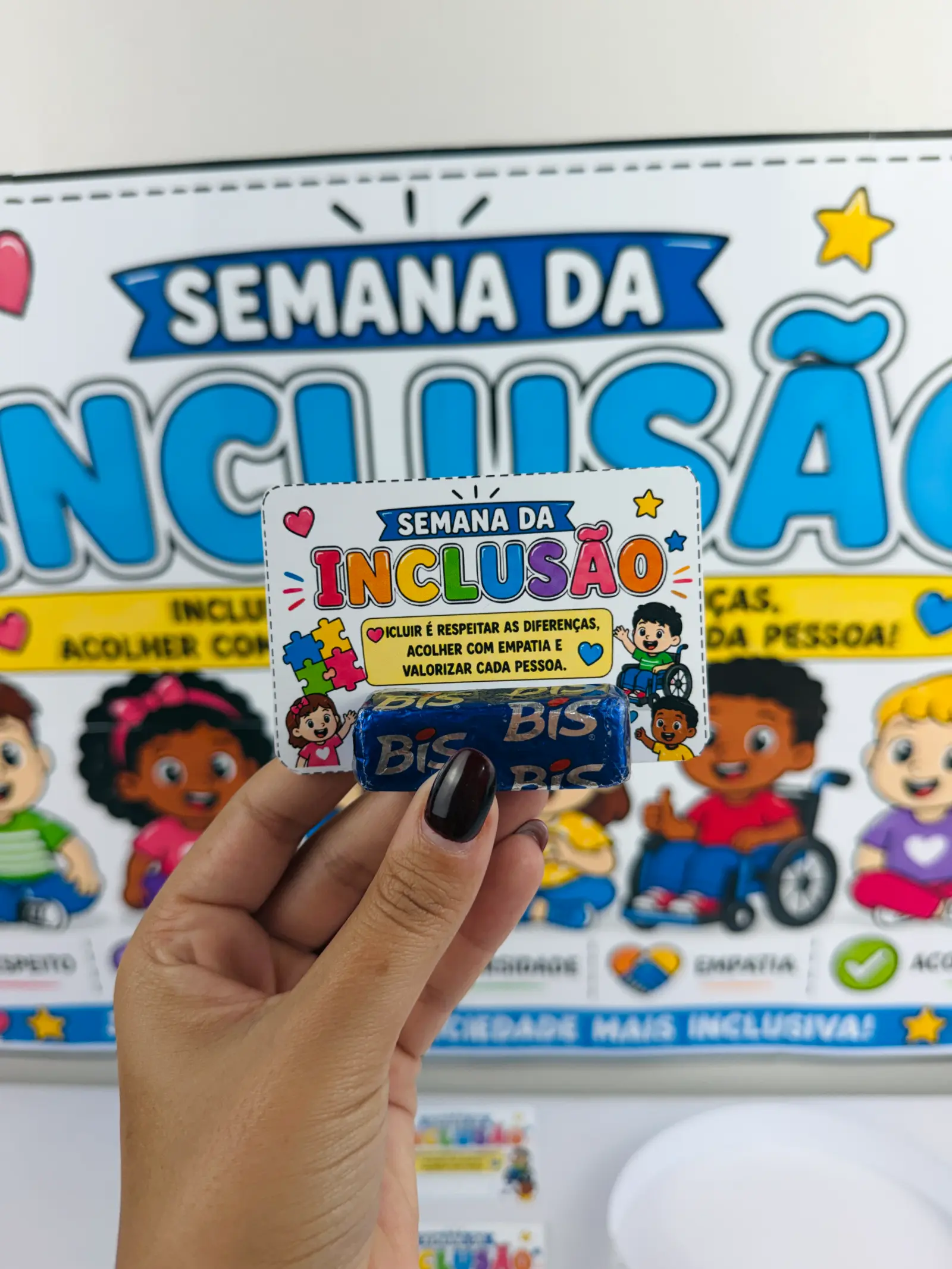 🌈 PAINEL SEMANA DA INCLUSÃO 💙 ANOS INICIAIS E INFANTIL — amostra 5: Um material lindo e completo para trabalhar a Semana…