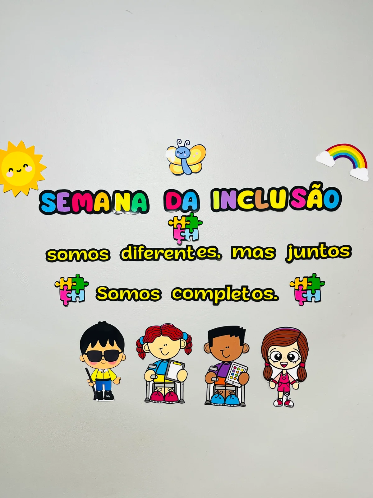Painel semana da Inclusão – PDF para Imprimir — amostra 2: Formato e entrega