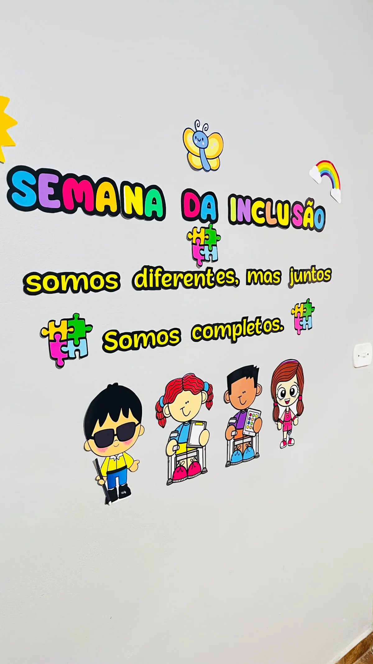 Painel semana da Inclusão – PDF para Imprimir — amostra 4: Transforme a sua sala de aula em um espaço de acolhimento,…