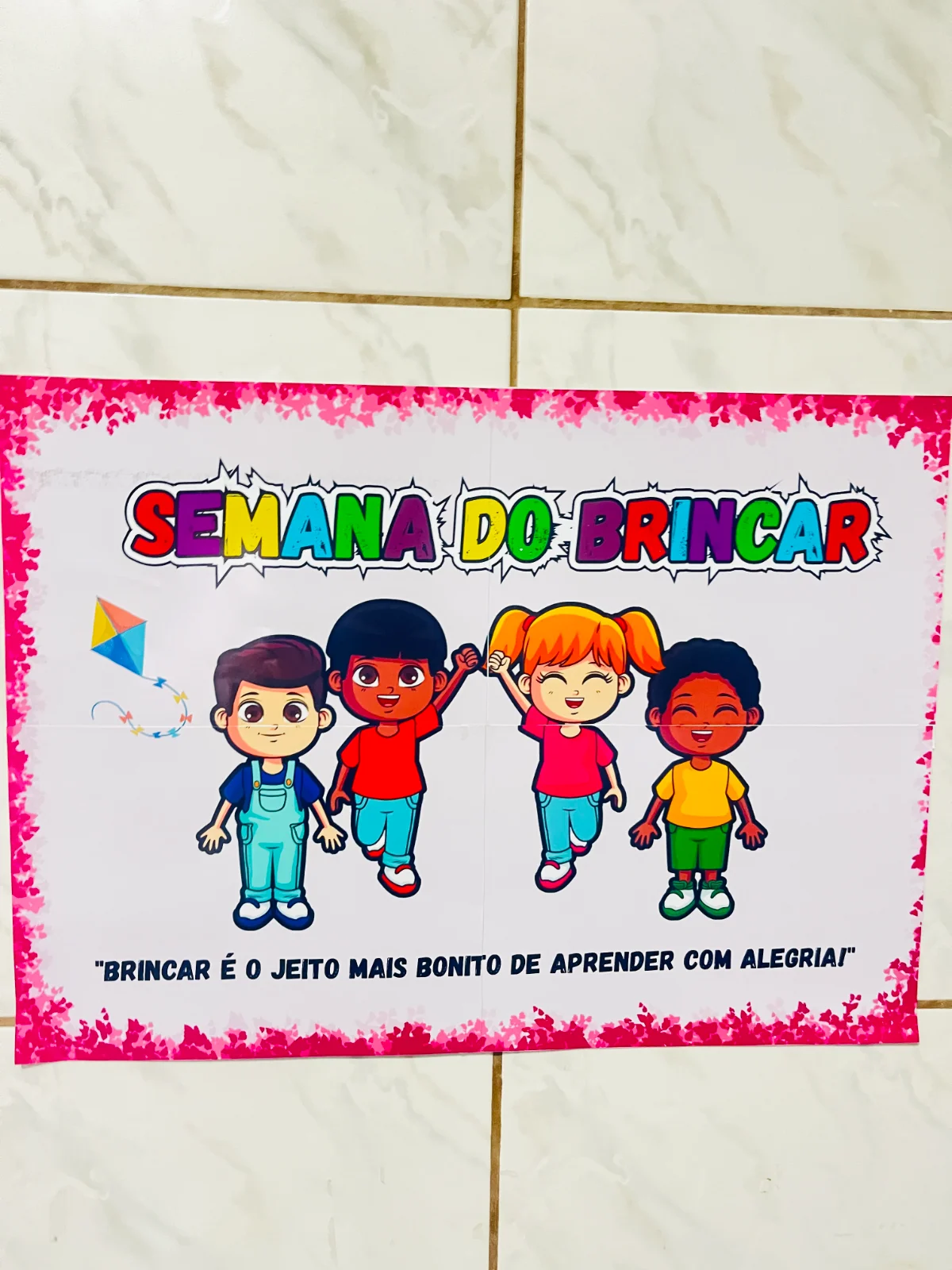 Painel semana do brincar – Material Pedagógico — capa do material
