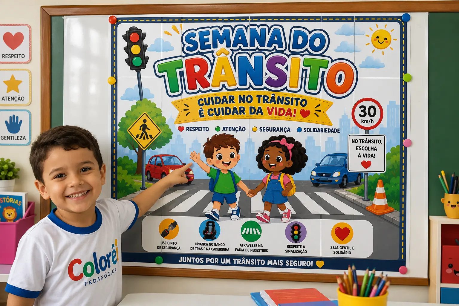 🚦✨ PAINEL SEMANA DO TRÂNSITO – EDUCAÇÃO INFANTIL ✨🚗 — amostra 2: 🚦✨ PAINEL SEMANA DO TRÂNSITO – EDUCAÇÃO INFANTIL ✨🚗…