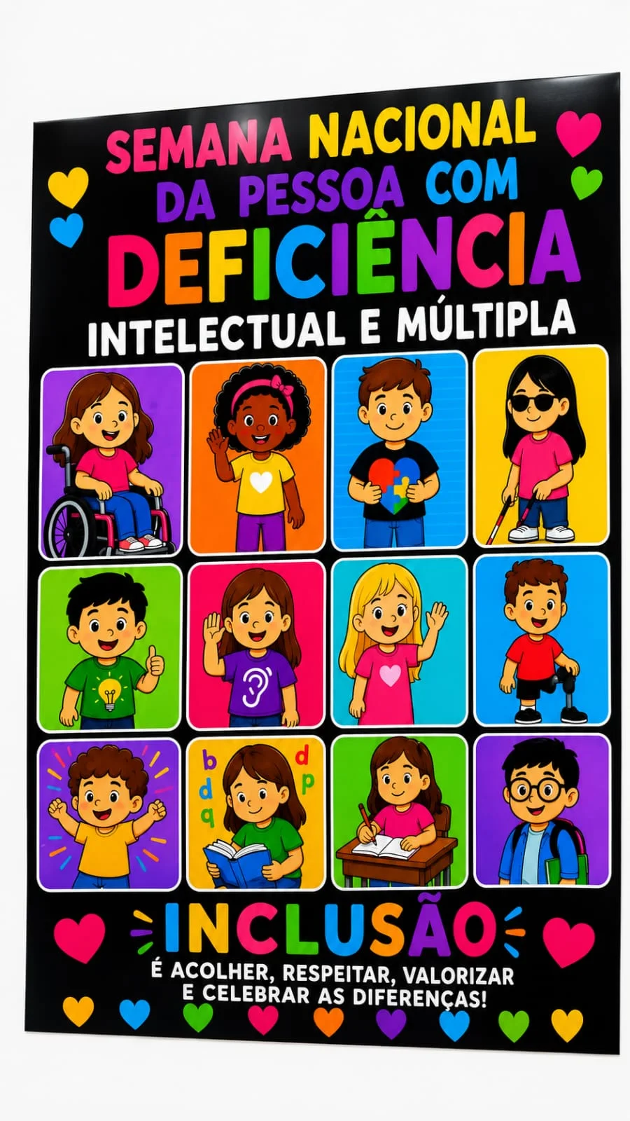 Painel Semana Nacional da Pessoa com Deficiência Intelectual e Múltipla — amostra 1: Painel – Semana Nacional da Pessoa com… Painel Semana Nacional da Pessoa com Deficiência Intelectual e Múltipla — amostra 1: Painel – Semana Nacional da Pessoa com…