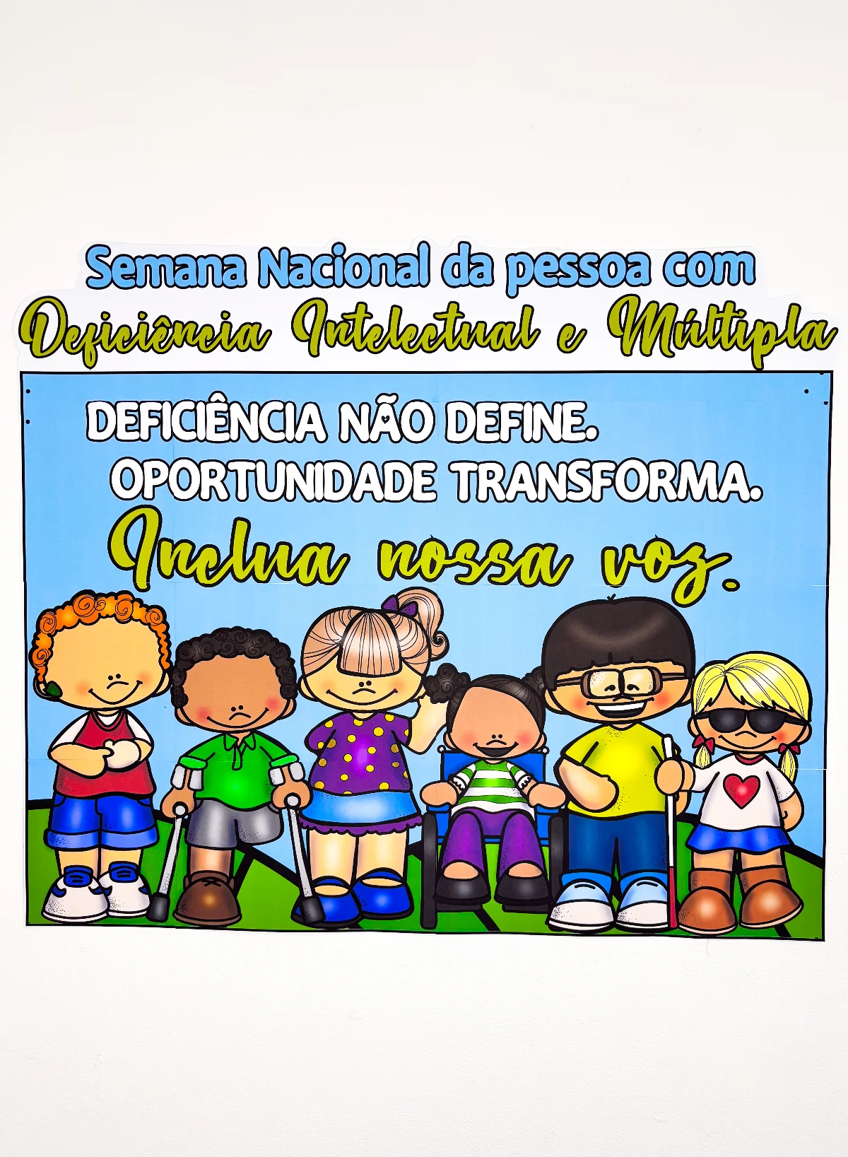 Painel Semana Nacional da Pessoa com Deficiência — capa do material