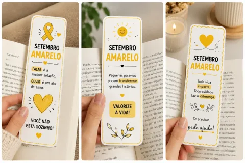 PAINEL SETEMBRO AMARELO – ACOLHIMENTO À VIDA | IRISANDO — amostra 1: Transforme o Setembro Amarelo em uma ação de…