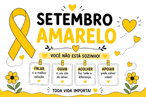 PAINEL SETEMBRO AMARELO – ACOLHIMENTO À VIDA | IRISANDO — capa do material