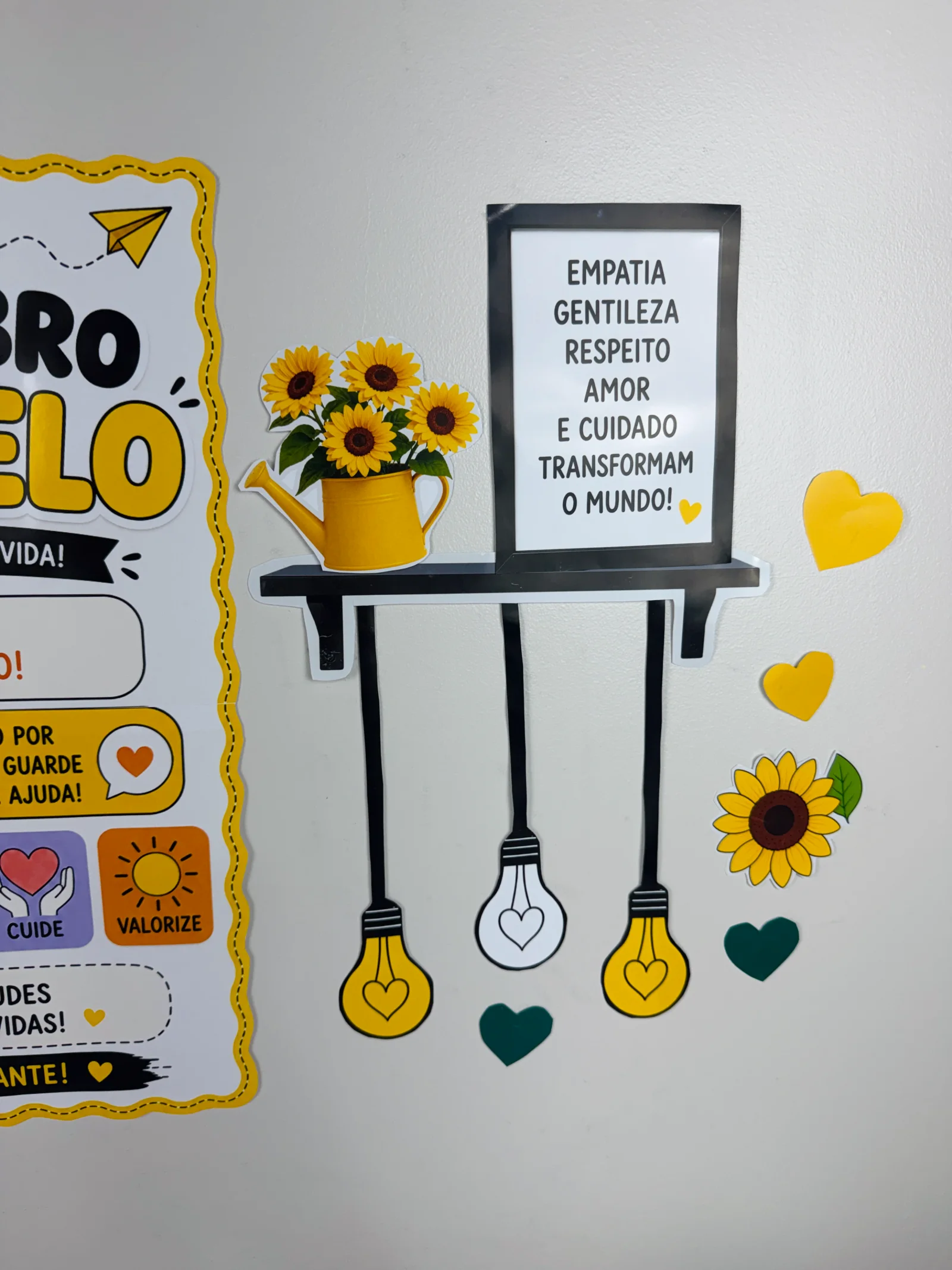 🌻 PAINEL SETEMBRO AMARELO - ATIVIDADE LUDICA — amostra 5: Um painel especial para trabalhar o Setembro Amarelo de forma…