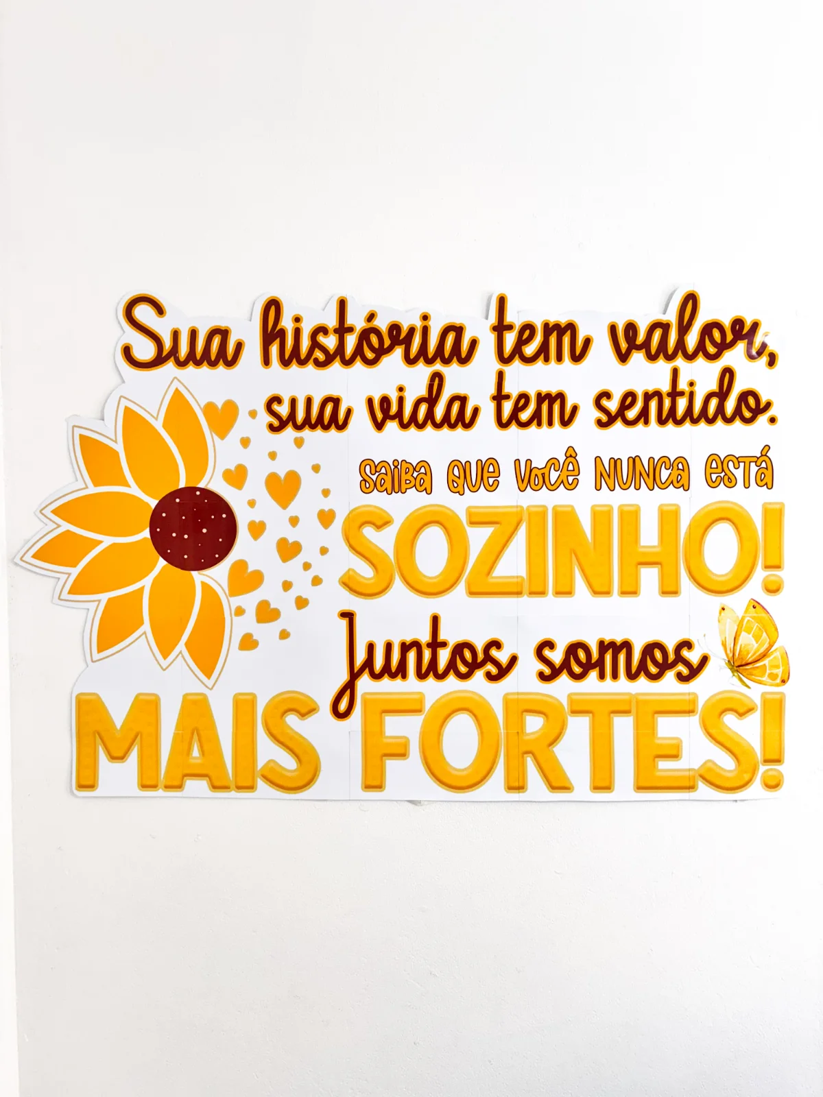 Painel Setembro Amarelo – Material Pedagógico — Alfabetização para Educação Infantil: Destaque a campanha do Setembro…