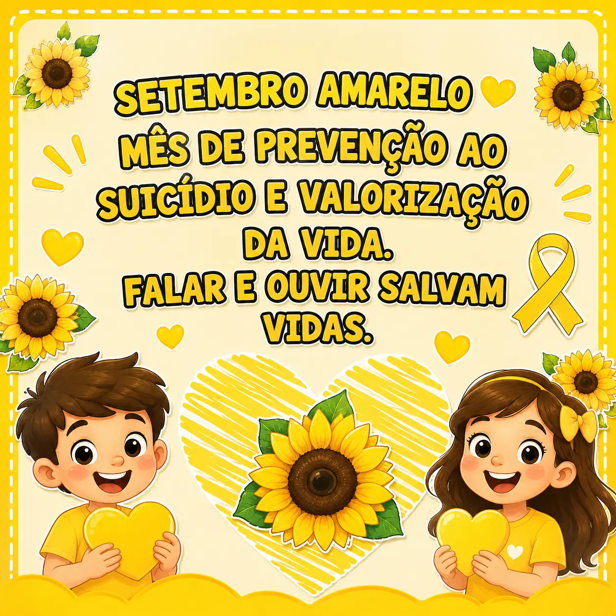 Painel Setembro Amarelo – Valorização da Vida — capa do material