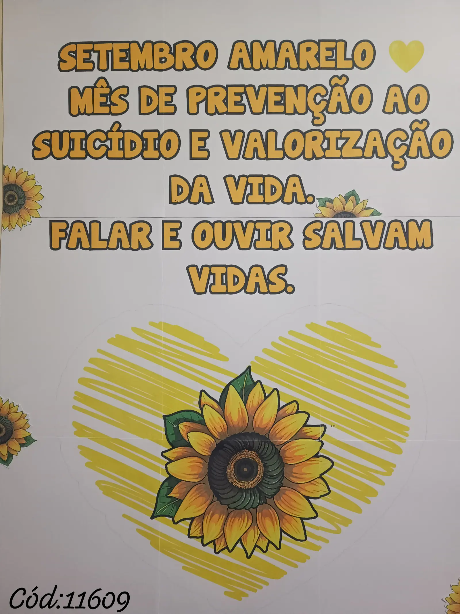 📢 Painel Setembro Amarelo — Valorização da Vida Revenda — Atividades para Todas as séries: Um recurso especial para levar…